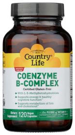 COUNTRY LIFE: Coenzyme B Complex Caps, 120 vc