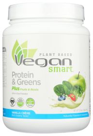 NATURADE: VeganSmart Protein And Greens Vanilla Creme Powder, 22.8 oz