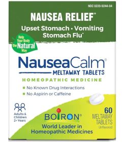 BOIRON: Nausea Calm Meltaway Tablets, 60 tb