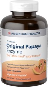 AMERICAN HEALTH: Papaya Enzyme Original Roll, 12 tb