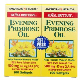 AMERICAN HEALTH: Evening Primrose Oil 500 mg, 100 + 100 Softgels