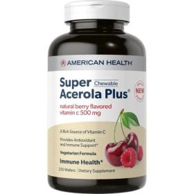 AMERICAN HEALTH: Super Acerola Plus 500 MG, 250 tb