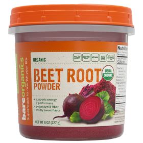 BAREORGANICS: Beet Root Pwdr Org, 8 oz