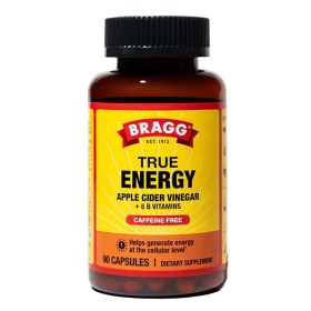 BRAGG: True Energy Apple Cider Vinegar Capsule, 90 cp