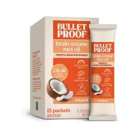 BULLETPROOF: Brain Octane C8 MCT Oil Packets, 7.5 fo