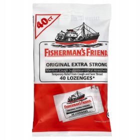 FISHERMANS FRIEND: Original Extra Strong Lozenges Bag, 40 ea