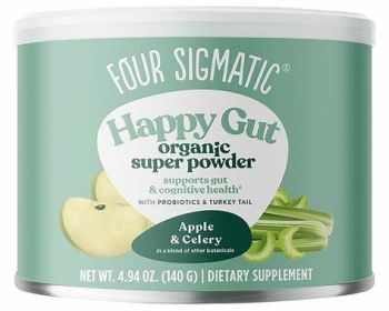 FOUR SIGMATIC: Gut Health Super Powder Apple Celery, 4.94 oz