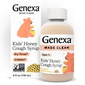 GENEXA: Kids Honey Cough Syrup, 4 fo