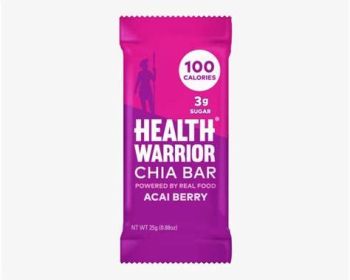 HEALTH WARRIOR: Chia Bar Acai Berry, 0.88 oz