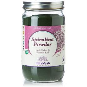 IMLAKESH ORGANICS: Spirulina Powder Organic, 14 oz