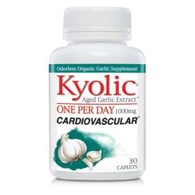 KYOLIC: Aged Garlic Extract One Per Day Cardiovascular 1000 mg, 30 Caplets