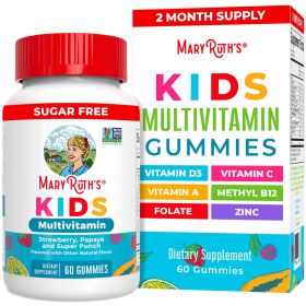 MARYRUTHS: Kids Multivitamin Gummies Sugar Free, 60 pc