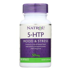 NATROL: 5-HTP 50 mg, 30 Capsules