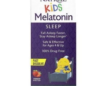 NATROL: Kids Melatonin Strawberry Fast Dissolve Tablets, 30 tb