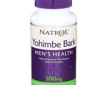 NATROL: Yohimbe Bark 500 mg, 90 Capsules