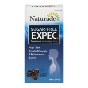 NATURADE: Herbal Expec Sugar Free Licorice, 8.8 oz