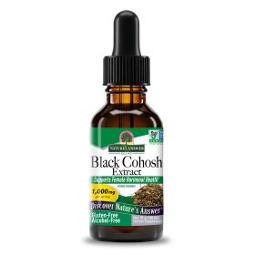 NATURES ANSWER: Black Cohosh Alcohol Free, 1 oz