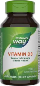 NATURES WAY: Vitamin D3 Extra Strength, 240 sg