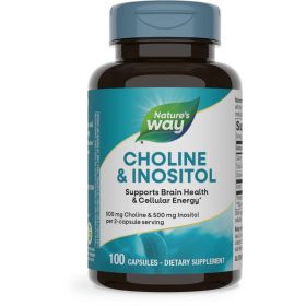 NATURES WAY: Choline & Inositol, 100 cp