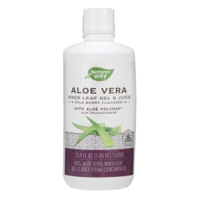 NATURES WAY: Wild Berry Aloe Vera Inner Leaf Gel, 33.8 oz