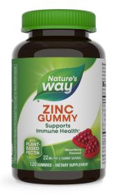 NATURES WAY: Zinc Gummy, 120 ea