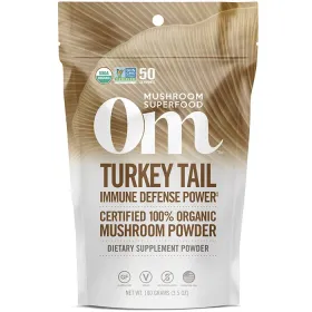 OM ORGANIC MUSHROOM NUTRITION: Turkey Tail Immune Defense Power, 100 gm