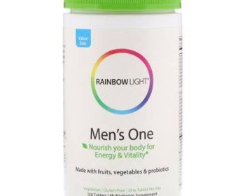 RAINBOW LIGHT: Just Once Men's One Food-Based Multivitamin, 150 Tablets