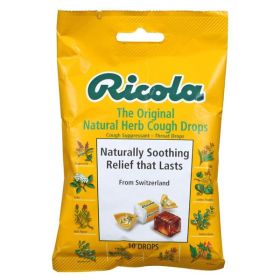RICOLA: Natural Herb Cough Suppressant Throat Drops, 10 pc