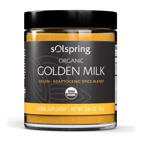 SOLSPRING: Organic Golden Milk, 2.64 oz