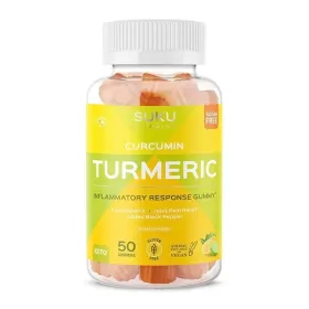 SUKU VITAMINS: Turmeric Curcumin Gummies, 50 pc