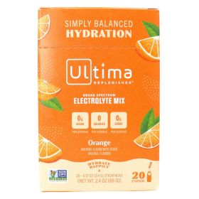 ULTIMA REPLENISHER: Electrolyte Powder Orange 20ct, 68 gm