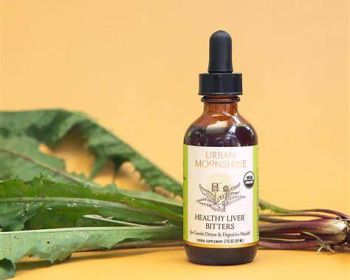 URBAN MOONSHINE: Dropper Bitters Liver Organic, 2 fo