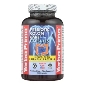 YERBA PRIMA: Colon Care 625 Mg, 180 Capsules