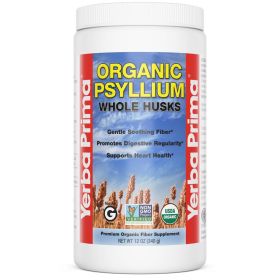 YERBA PRIMA: Organic Psyllium Whole Husks, 12 oz