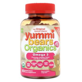YUMMI BEARS: Omega 3 & Chia Seed Organic, 90 pc