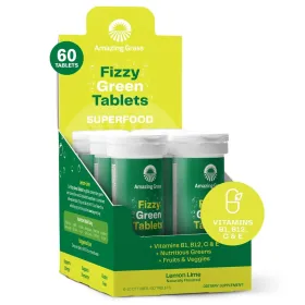 AMAZING GRASS: Fizzy Green Tablets Superfood Lemon Lime, 1 bx
