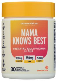 OCEANBLUE: Prenatal Multivitamin with Omega 3, 30 sg