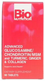 BIO NUTRITION: Advanced Glucosamine Chondroitin MSM, 90 tb