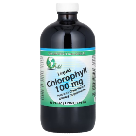 WORLD ORGANIC: Liquid Chlorophyll 100mg, 16 oz
