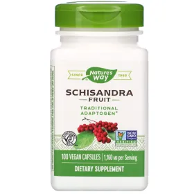 NATURES WAY: Schisandra Fruit 100 Vegetarian, 100 cp
