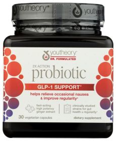 YOUTHEORY: GLP 1 Support 2x Action Probiotic, 30 cp
