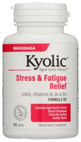 KYOLIC: Aged Garlic Extract Stress and Fatigue Relief Formula 101, 100 Tablets