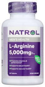 NATROL: L-Arginine 3000 mg, 90 tablets