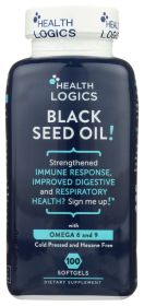 HEALTH LOGICS: Black Cumin Seed Oil, 100 sg