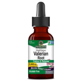 NATURES ANSWER:  Valerian Root Alcohol Free 1000 Mg, 1 oz