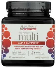 YOUTHEORY: GLP 1 Support High Potency Multi, 90 cp