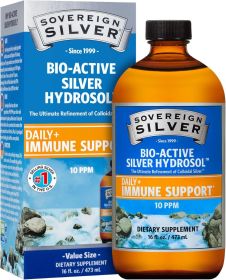 SOVEREIGN SILVER: Bio Active Silver Hydrosol Daily Immune Support, 16 oz